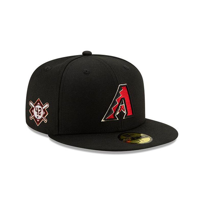 MLB Arizona Diamondbacks Jackie Robinson Day 59Fifty Fitted (EMC0389) - Black New Era Caps